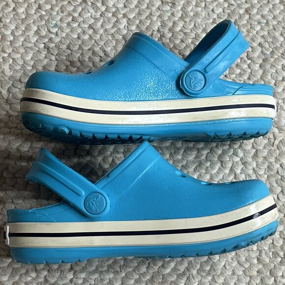 Crocs Crocband Little Boy Size C7 Child Waterproof Clogs Strap Sandals Shoes - Picture 3 of 12